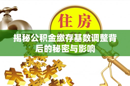 朝天揭秘公积金缴存基数调整背后的秘密与影响