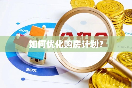 朝天如何优化购房计划？