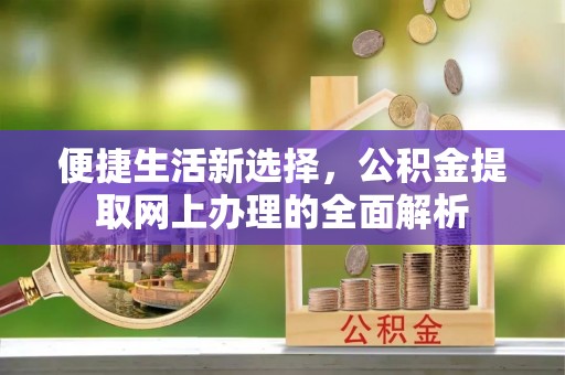 朝天便捷生活新选择，公积金提取网上办理的全面解析